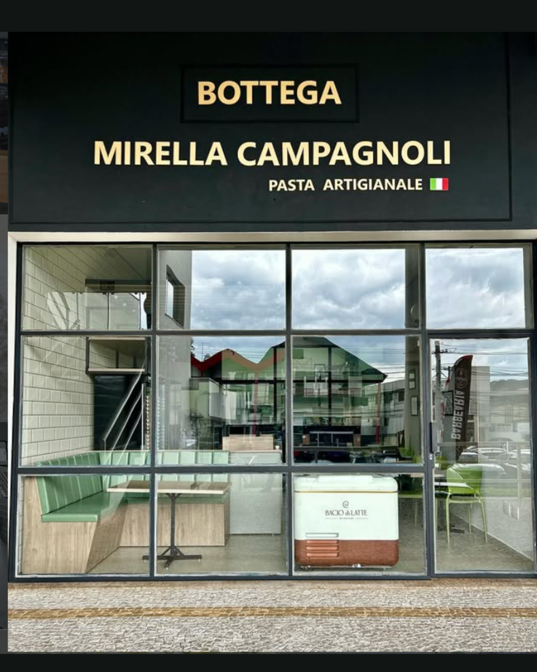 Fachada da Bottega Mirella Campagnoli no Boulevard Villa Florida, em Arujá